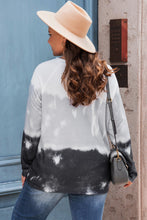 Load image into Gallery viewer, Plus Size Tie-Dye Raglan Sleeve Top