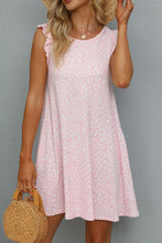 Load image into Gallery viewer, Butterfly Sleeve Round Neck Dress