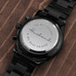 Loving Husband & Best Friend Engraved Chronograph Watch
