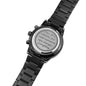 Once in a Lifetime Engraved Black Chronograph Watch