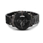 Best Dad Ever Engraved Black Chronograph Watch
