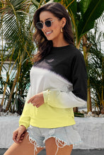 Load image into Gallery viewer, Tie-Dye Drop Shoulder Round Neck Sweatshirt