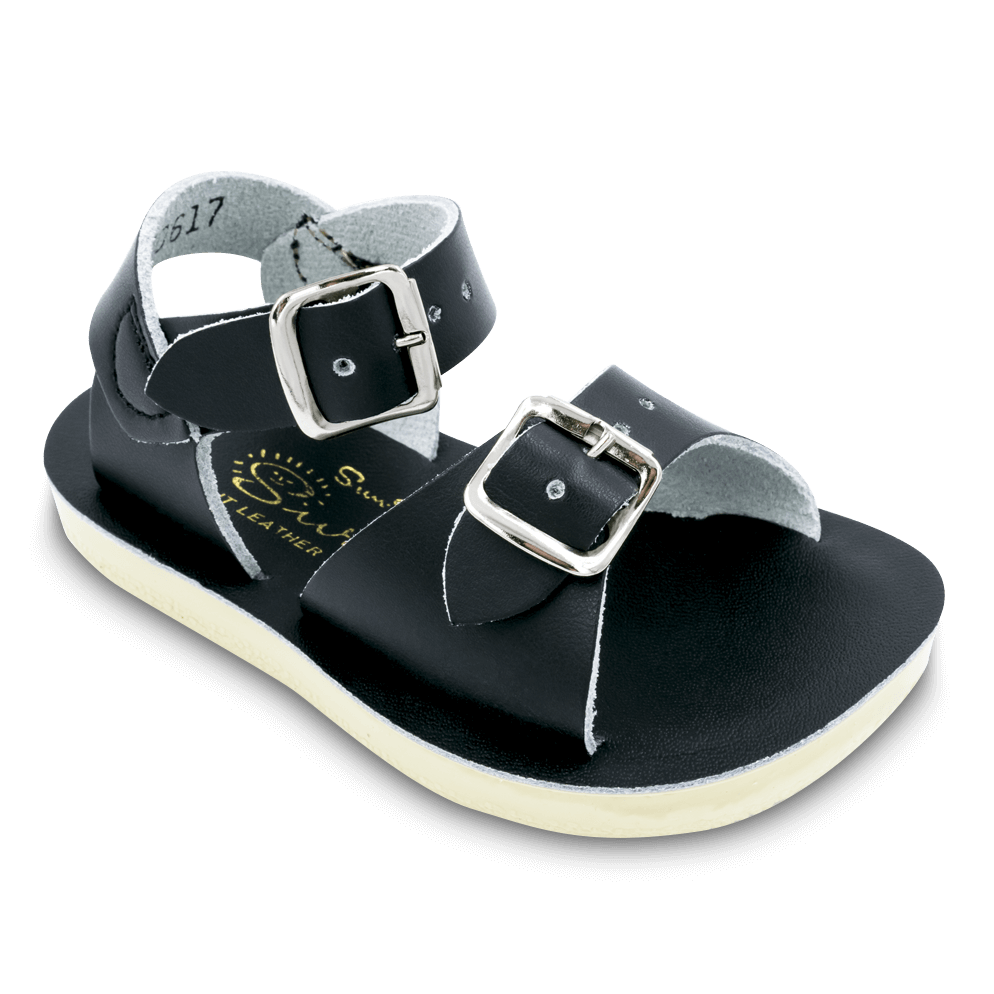 PREORDER Sun San Surfer Sandals in Black