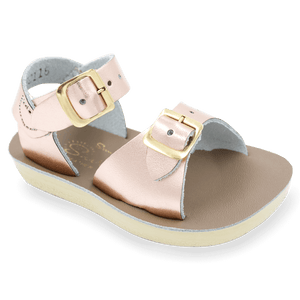 PREORDER Sun San Surfer Sandals in Rose Gold