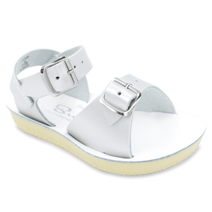 PREORDER Sun San Surfer Sandals in Silver