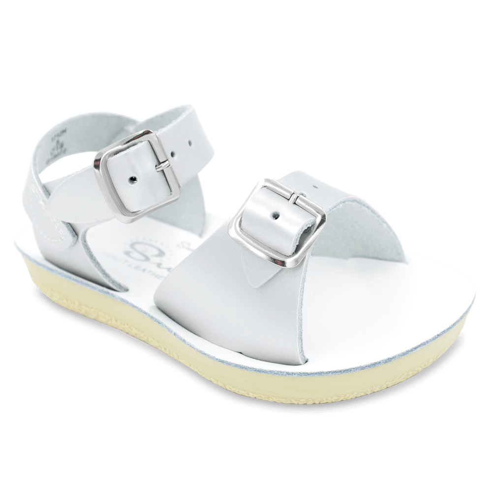 PREORDER Sun San Surfer Sandals in Silver