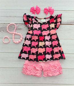 PREORDER Little Piggy Short Set