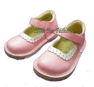 CLEARANCE Coco Jumbo Mary Janes in Pink & White