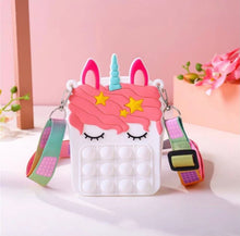 Load image into Gallery viewer, Pop It Fidget Toy Unicorn Clutch Purse-Assorted Colors
