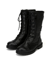 Load image into Gallery viewer, CLEARANCE Little Angel Combat Style Boots in Black
