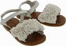 Load image into Gallery viewer, L&#39;Amour Flower Sandals in White-Style K776
